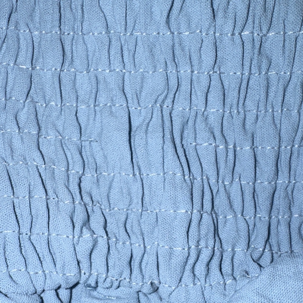 Blue Strapless Top - Picture 2 of 8